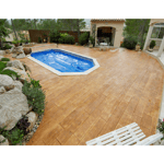 Pavimento de hormigón continuo HM-20/B/20/X0 12 cm, Artevia Impreso de Holcim. Resistencia: 20 MPa